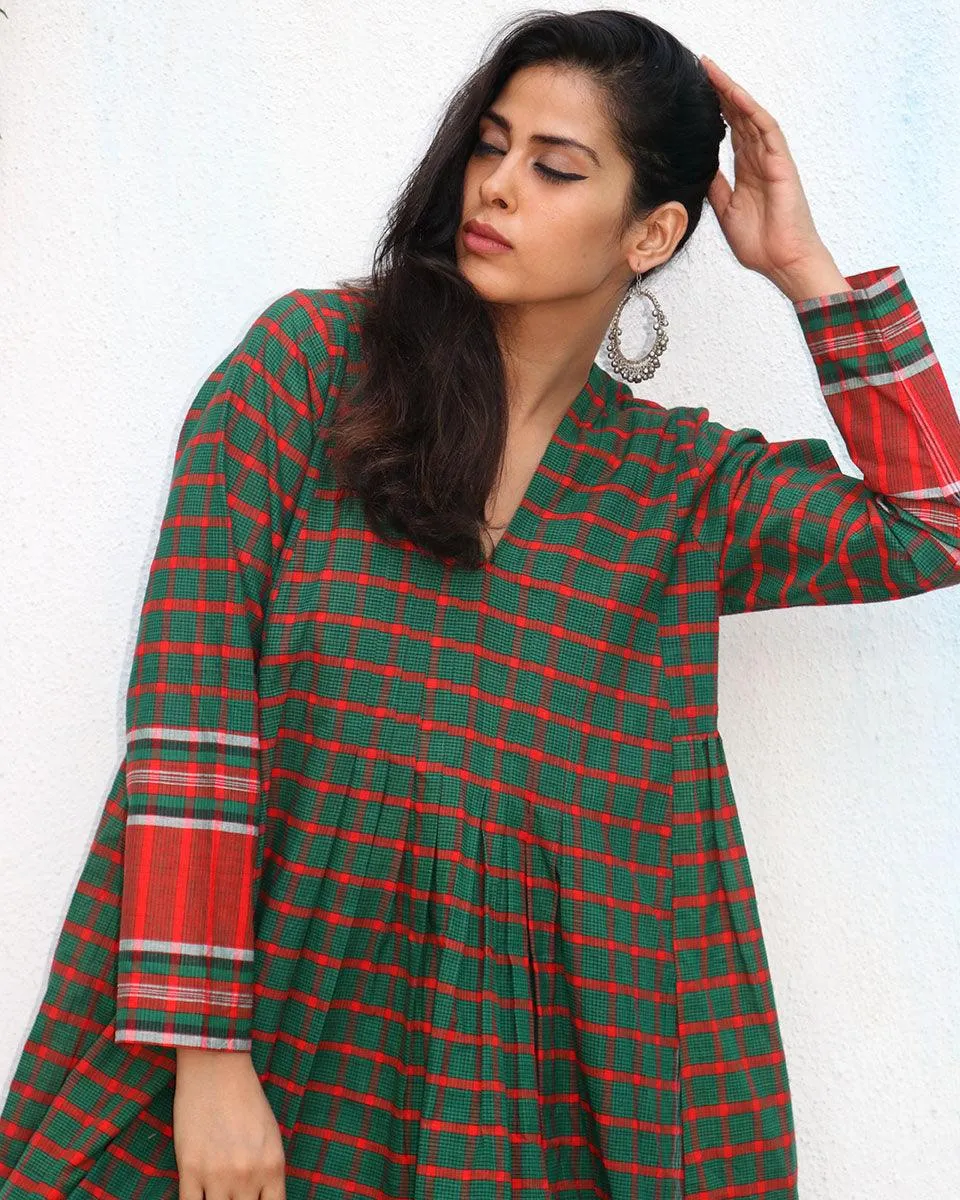Nisha Gamcha Cotton Dress